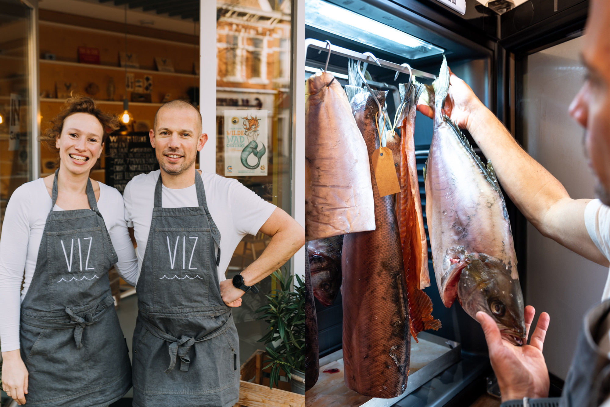 Dry-aged vis van VIZmarkt in Haarlem